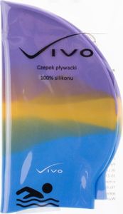 Vivo Czepek silikonowy Vivo B-1311 multikolor fioletowo-żółto-niebieski Uniwersalny 2