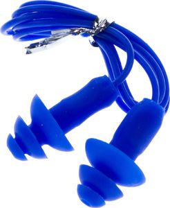 Vivo Zatyczki do uszu+pasek Vivo silikon-PVC B-2004 ciemno niebieskie Uniwersalny 1