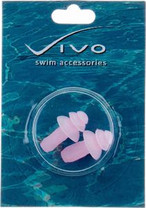 Vivo Zatyczki do uszu Vivo silikon B-2002 różowe Uniwersalny 2