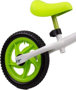 Rowerek biegowy Vivo V5021 12" EVA biało-zielony 2