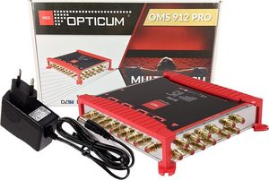 Opticum Multiswitch 9/12 Opticum OMS 912 Pro + zasilacz 1