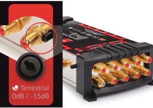 Opticum Multiswitch 9/12 Opticum OMS 912 Pro + zasilacz 4