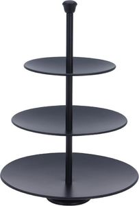 Excellent Houseware Patera 3-PIĘTROWA na ciastka ciasto owoce słodycze uniwersalny 3