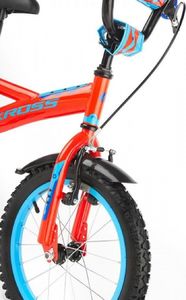 Kross Rower Kross RACER 3.0 16" czerwony-niebieski połysk Uniwersalny 3