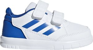 Adidas Buty dla dzieci adidas AltaSport CF I biało-niebieskie D96844 23 1