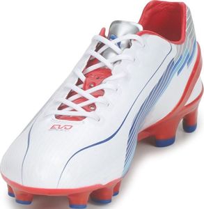 Puma Buty piłkarskie Puma Evo Speed 1 FG biało-czerwono-niebieskie 102527 01 40 4