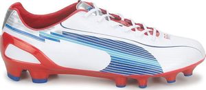 Puma Buty piłkarskie Puma Evo Speed 1 FG biało-czerwono-niebieskie 102527 01 41 1