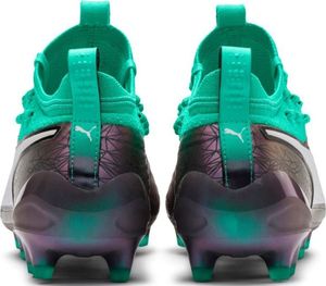 Puma Buty piłkarskie Puma One 1 IL Lth FG AG szaro-zielone 104925 01 40 5