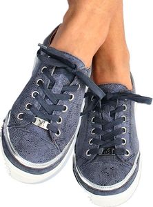 Caprice CAPRICE 9-23654-24 GRANATOWE - Trampki skórzane 38.5 13