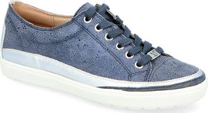 Caprice CAPRICE 9-23654-24 GRANATOWE - Trampki skórzane 38.5 2