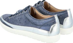 Caprice CAPRICE 9-23654-24 GRANATOWE - Trampki skórzane 38.5 7