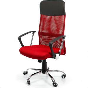 Krzesło biurowe Nordhold Fotel biurowy Nordhold - 2501 - czerwony 1