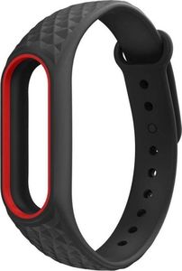 Tech-Protect TECH-PROTECT SMOOTH XIAOMI MI BAND 2 BLACK/RED 1