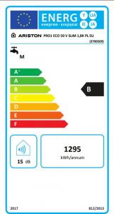 Bojler Ariston Pro1 Eco Slim 50 1.8 kW (3700509) 4