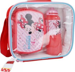 Mickey Mouse Minnie Mouse - Śniadaniówka + bidon 530 ml w torbie śniadaniowej 1