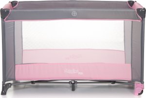 Moolino Łóżeczko turystyczne FUN różowe 6