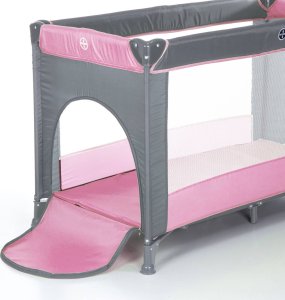 Moolino Łóżeczko turystyczne FUN różowe 7