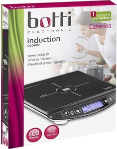 Płyta wolnostojąca Botti Kuchenka Indukcyjna Bt S20 czarna Caterina 1 Palnikowa 4