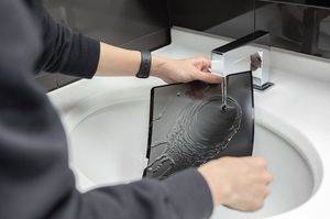 Filtr Moshi Moshi Umbra - Folia ochronna na ekran MacBook Pro 16 z filtrem prywatyzującym (czarna ramka) 12