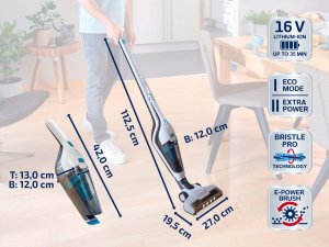 Odkurzacz pionowy Leifheit Rotaro PowerVac 2w1 16V 6