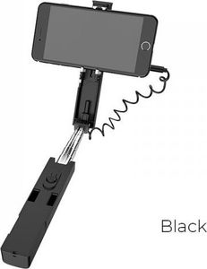 Selfie stick Borofone Borofone - selfie stick 76 cm z pilotem kablowym, czarny 1