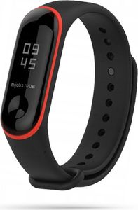 Tech-Protect TECH-PROTECT SMOOTH XIAOMI MI BAND 3/4 BLACK/RED 1