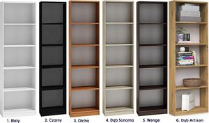 Elior Regał słupek Nidan 2X - dąb artisan 3