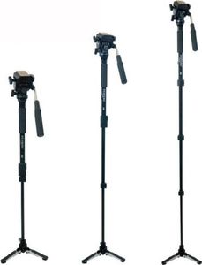 YUNTENG Monopod 2w1 Z Nóżkami I Głowicą Olejową / Video / Gopro Hero 7 6