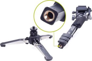 YUNTENG Monopod 2w1 Z Nóżkami I Głowicą Olejową / Video / Gopro Hero 7 9