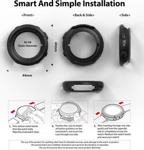 Ringke RINGKE AIR GALAXY WATCH ACTIVE 2 (44MM) BLACK 3