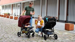 Wózek KinderKraft spacerowy Grande Lx Burgundy 11
