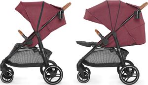 Wózek KinderKraft spacerowy Grande Lx Burgundy 3