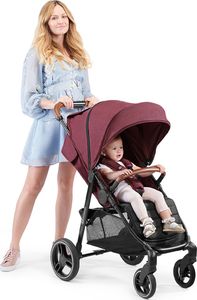 Wózek KinderKraft spacerowy Grande Lx Burgundy 8