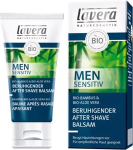 Lavera MEN SENSITIV Łagodzący balsam po goleniu z bio-bambusem i bio-aloesem uniwersalny 1