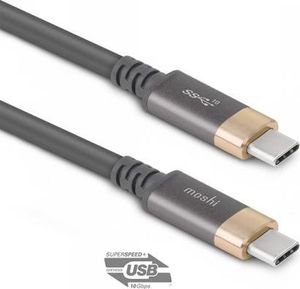 Kabel USB Moshi USB-C - USB-C 1 m Szary (99MO084031) 1