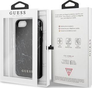 Guess Guess Marble - Etui iPhone 8 / 7 (Black) 7