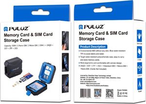 Pokrowiec Puluz Etui PudeŁko Wodoodporne Na Karty PamiĘci + Sim 8