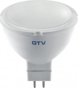 GTV Żarówka LED SMD 2835 ciepła biała MR16 6W 12V 120 stopni 420lm LD-SM6016-30 1