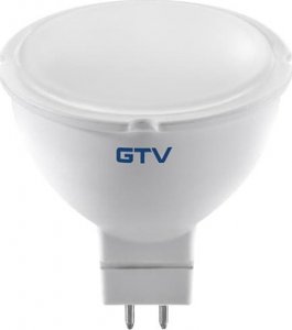 GTV Żarówka LED SMD 2835 ciepła biała MR16 6W 12V 120 stopni 420lm LD-SM6016-30 2