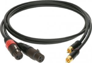 Kabel Klotz XLR - RCA (Cinch) 0.6m czarny 1