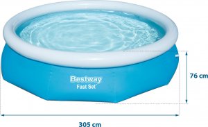 Bestway Basen rozporowy Fast Set 305cm (57266) 2
