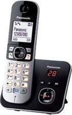 Telefon stacjonarny Panasonic Panasonic Cordless KX-TG6821FXB Built-in display, Speakerphone, Conference call, Black/Silver, Caller ID, Wireless connection 1