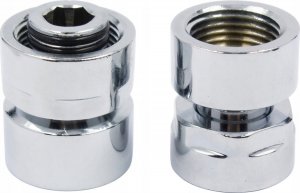 Varioterm Złączka zaciskowa Stal 1/2" GW x M22/1.5 chrom bł. (do zaworów INTEGRA, VISION) (M766B003002) 1