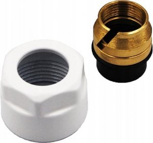 Varioterm Złączka/Adapter zaciskowy M22x1,5 x Cu 15x1 biały matowy 1