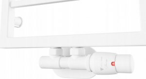 Varioterm Zestaw grzejnikowy Twins All In One prawy biały mat ze złączkami na pex 2