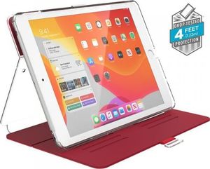 Etui na tablet Speck Speck Balance Folio Clear - Etui iPad 10.2 w/Magnet & Stand up (Heartrate Red/Clear) 1