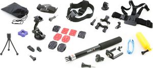 Xrec Zestaw / Akcesoria Do Gopro / Sjcam /xiaomi / Dji Osmo Action + Monopod Z BlokadĄ 1