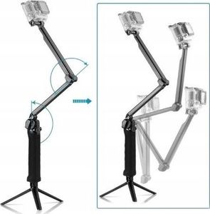 Puluz Uchwyt Trójramienny Grip Monopod Do Gopro /sjcam / Xiaomi 7