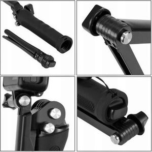 Puluz Uchwyt Trójramienny Grip Monopod Do Gopro /sjcam / Xiaomi 8