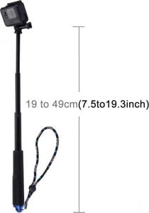 Selfie stick Puluz Kijek Selfie Stick Puluz do kamer sportowych PZ150 czarny 5